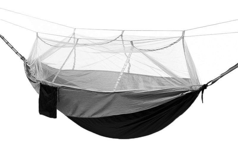 Camping Hammock with Integrated Mosquito Net