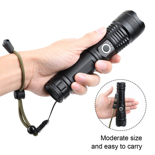 20W Long-Range Rechargeable Emergency Flashlight