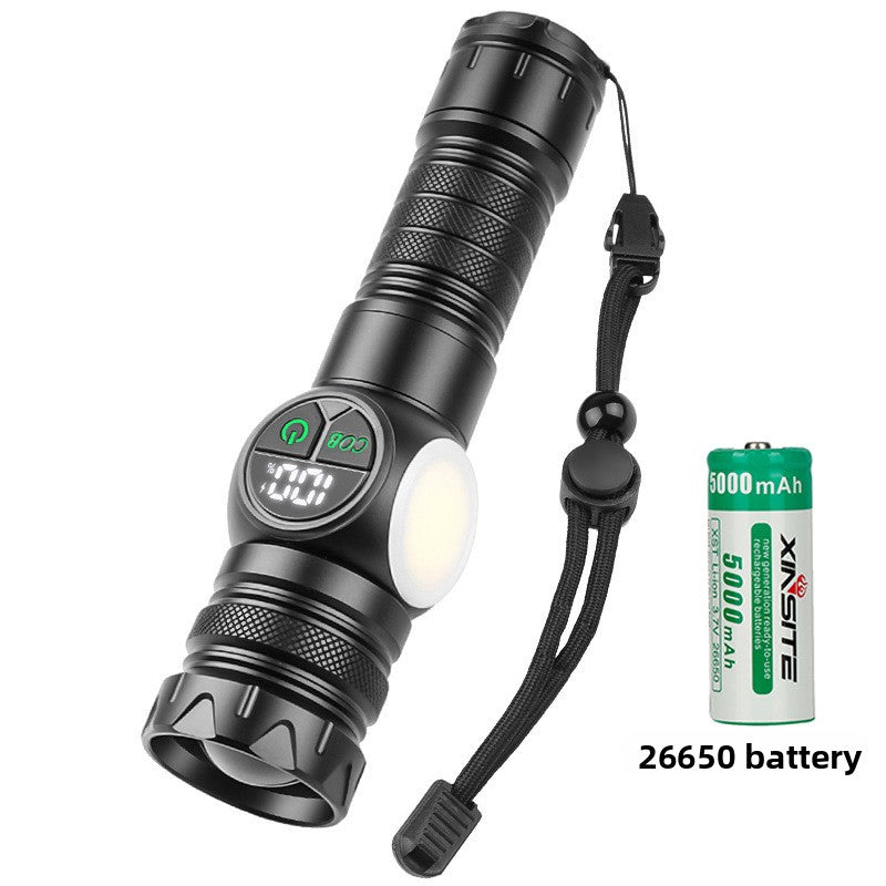 20W Long-Range Rechargeable Emergency Flashlight