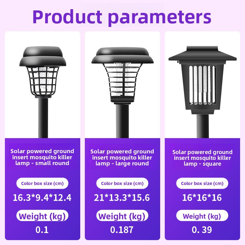 Solar-Powered Mosquito Repellent Lamp