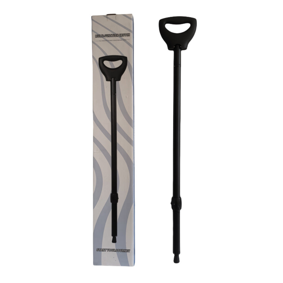 Aluminum Hiking Pole with Fold-Out Stool