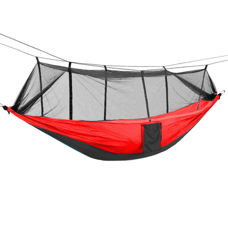 Camping Hammock with Integrated Mosquito Net