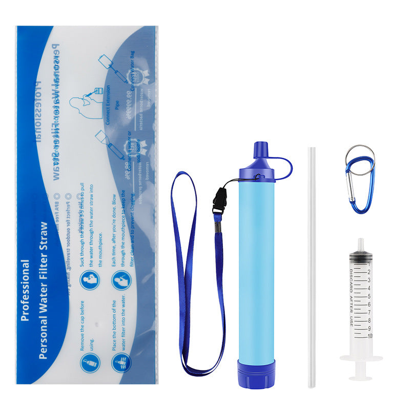 Portable Water Filter Straw for Outdoor Survival