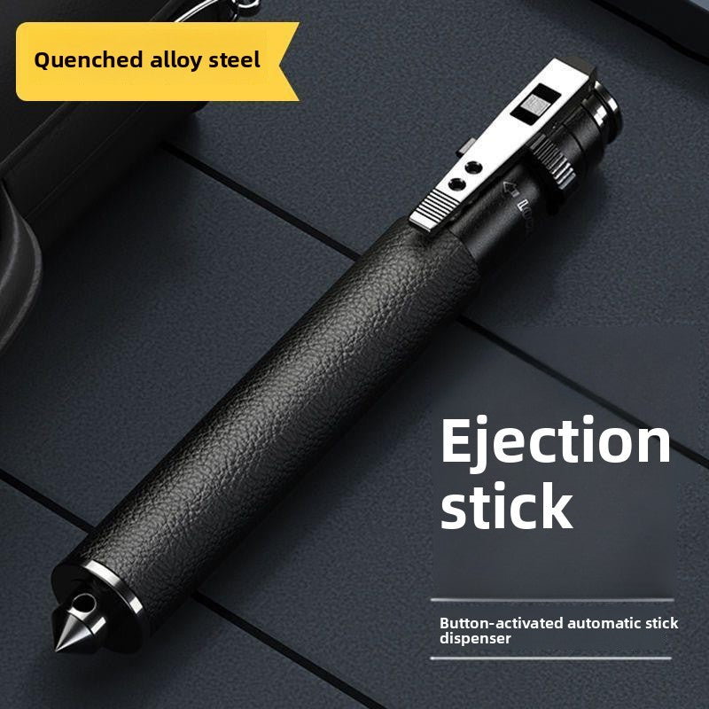 Spring-Loaded Alloy Steel Trekking Pole | Forged Expedition