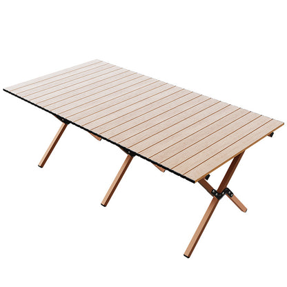 Portable Folding Camp Table, Carbon Steel