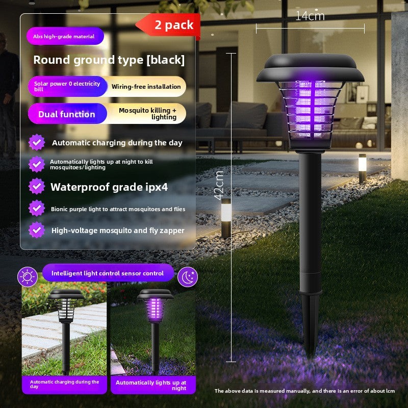 Solar-Powered Mosquito Repellent Lamp