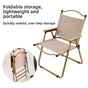Folding Camp Chair with Beech Wood Accents | Forged Expedition