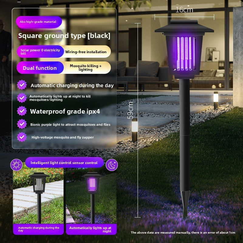 Solar-Powered Mosquito Repellent Lamp