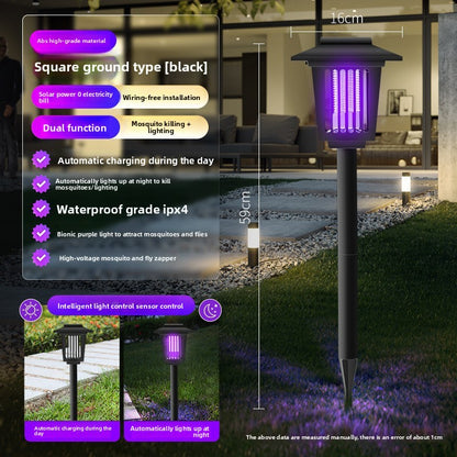 Solar-Powered Mosquito Repellent Lamp