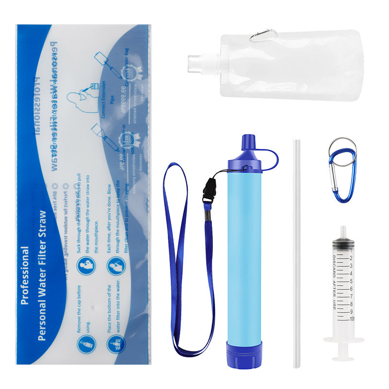 Portable Water Filter Straw for Outdoor Survival