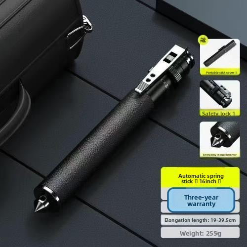 Spring-Loaded Alloy Steel Trekking Pole