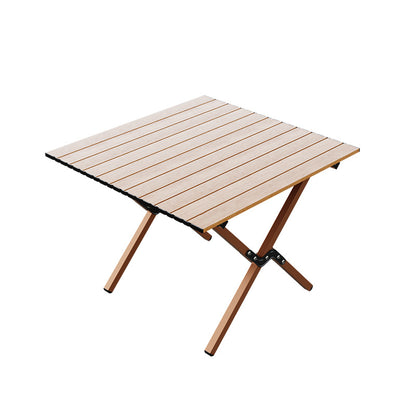 Portable Folding Camp Table, Carbon Steel