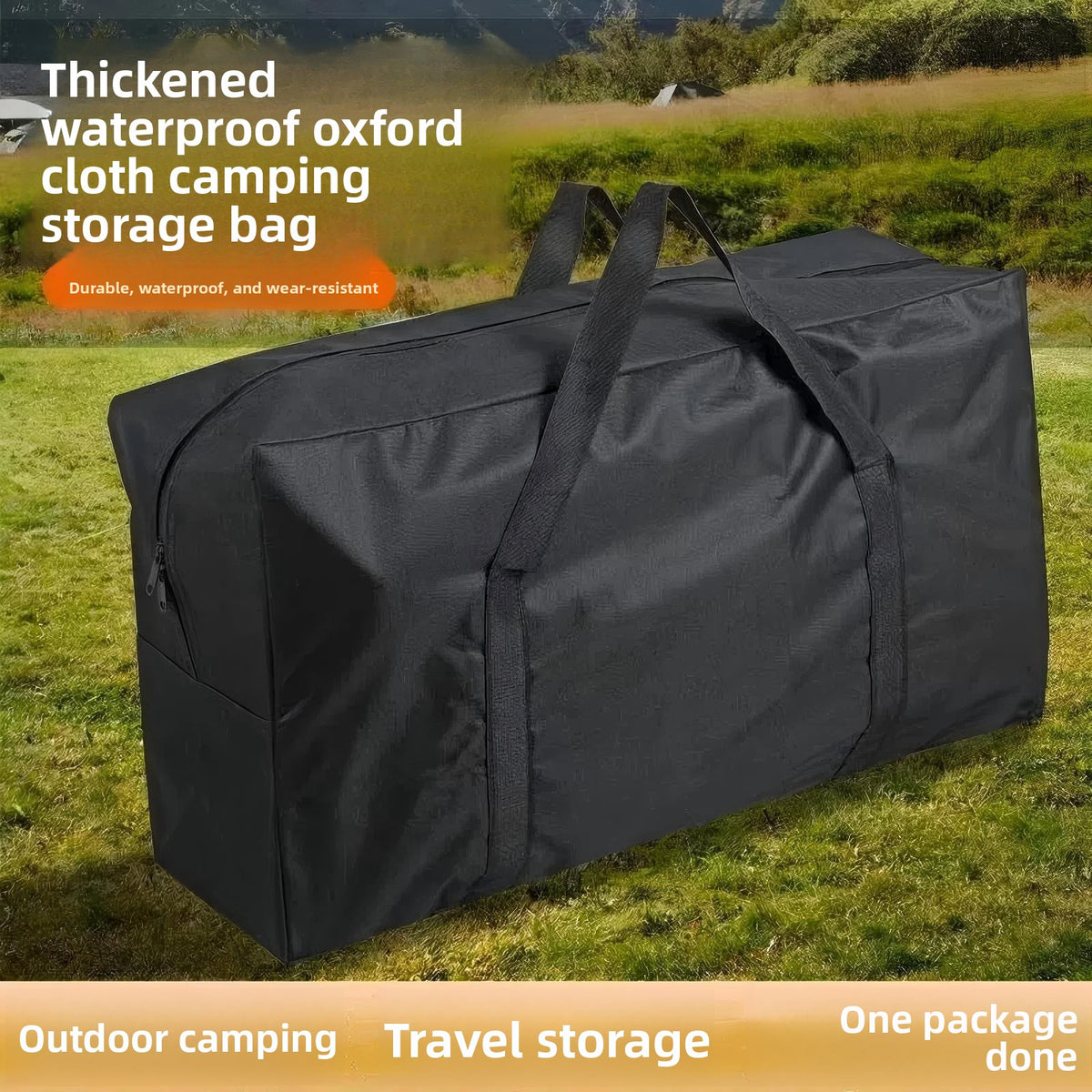 Heavy-Duty Oxford Cloth Camping Duffel, 56–75L | Forged Expedition