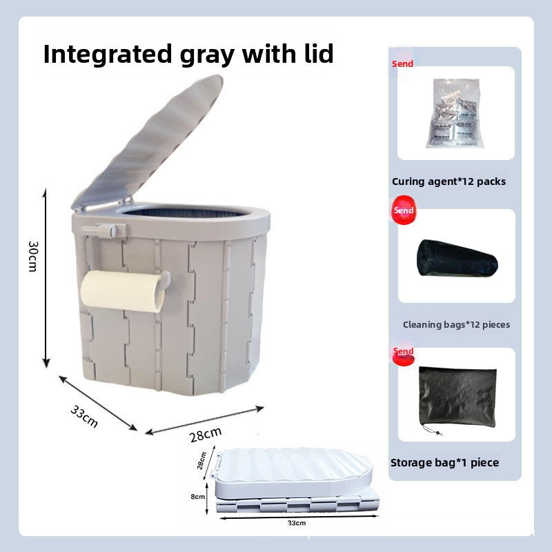 Portable Folding Camp Toilet