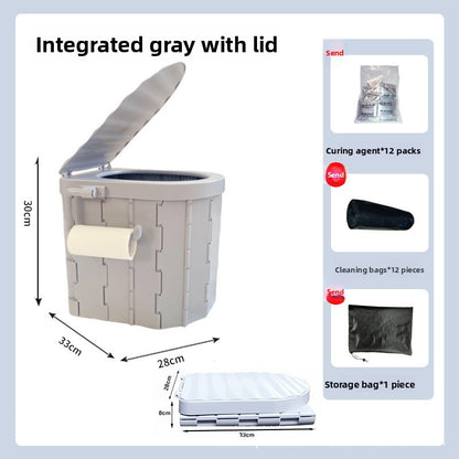 Portable Folding Camp Toilet
