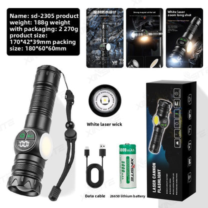 20W Long-Range Rechargeable Emergency Flashlight