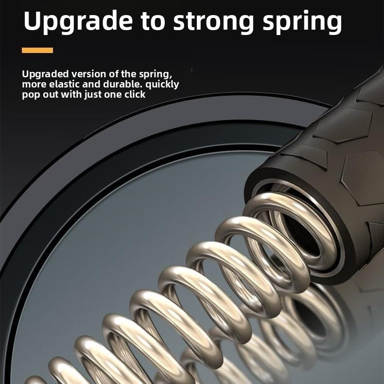 Spring-Loaded Alloy Steel Trekking Pole
