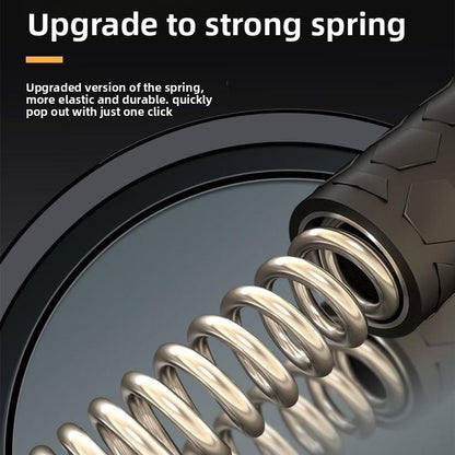 Spring-Loaded Alloy Steel Trekking Pole