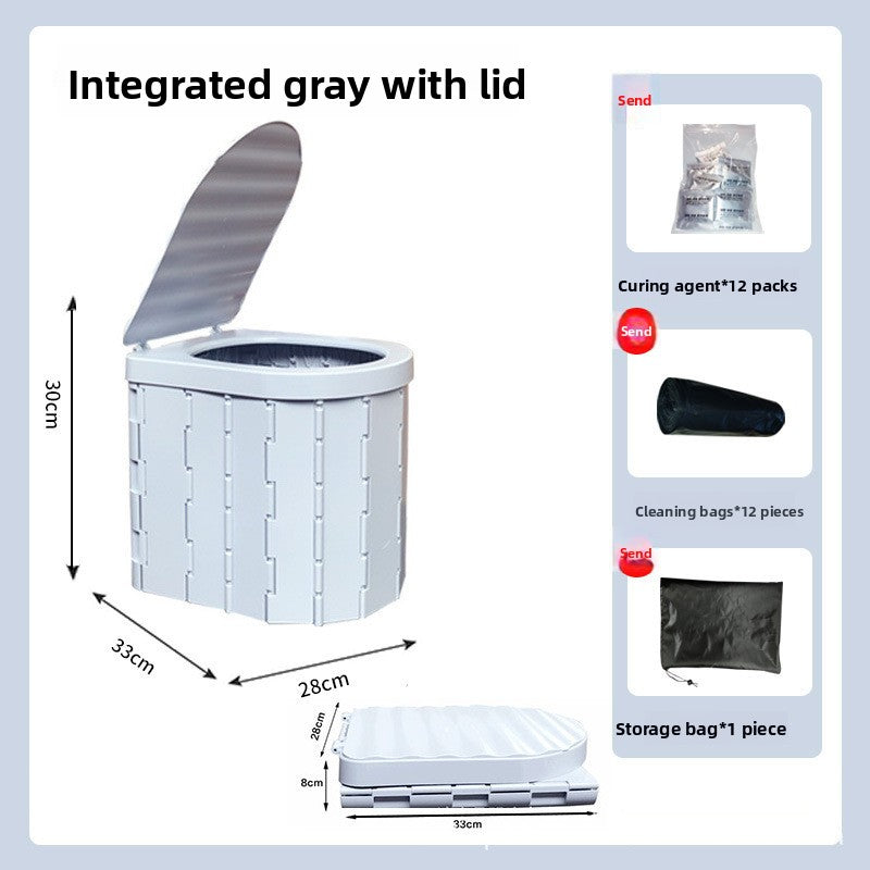 Portable Folding Camp Toilet