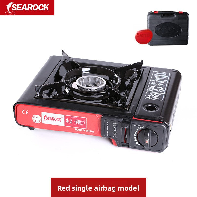 Dual-Fuel Portable Camping Stove