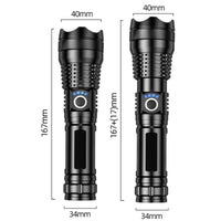 20W Long-Range Rechargeable Emergency Flashlight | Forged Expedition