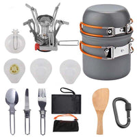 Portable Camp Cookware Set with Folding Stove | Forged Expedition