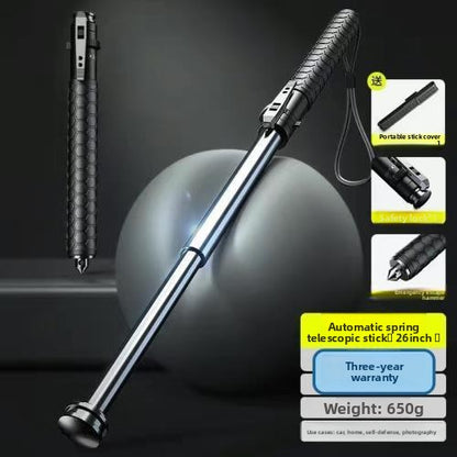 Spring-Loaded Alloy Steel Trekking Pole