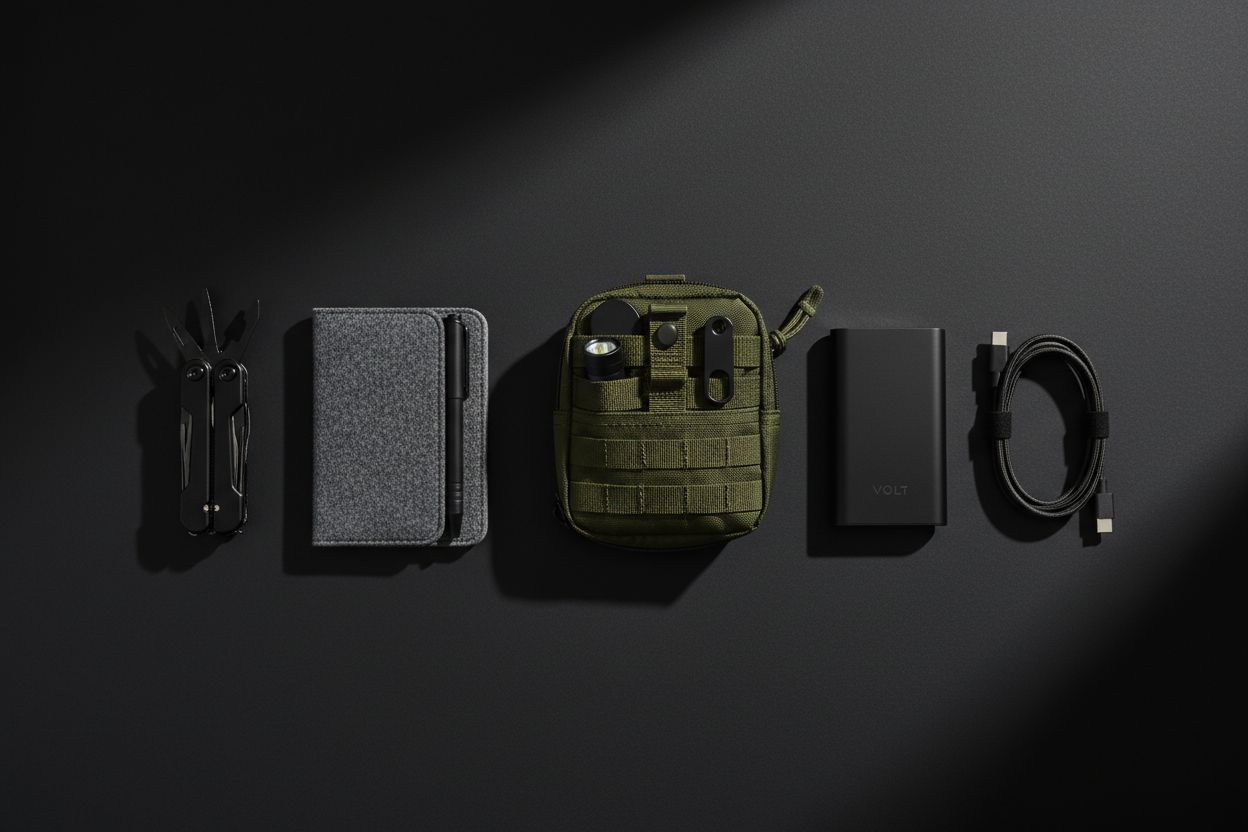 Dark Flat Lay Hero
