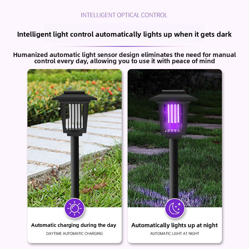 Solar-Powered Mosquito Repellent Lamp