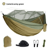 Camping Hammock with Integrated Mosquito Net | Forged Expedition