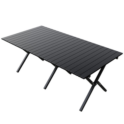 Portable Folding Camp Table, Carbon Steel