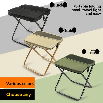Compact Folding Camp Stool